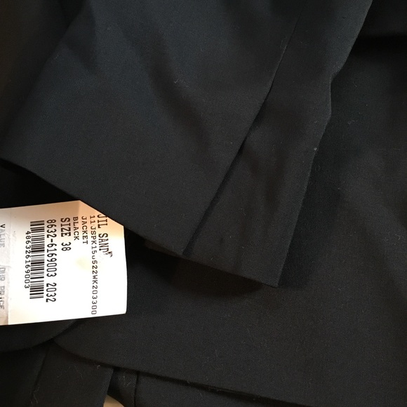 COPY - Jil Sander Black Wool Suit Jacket/Blazer size 38 - Picture 4 of 7